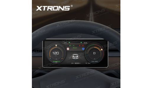 8.9 inch Digital Instrument Panel with Built in CarPlay and Android Auto for Tesla Model 3 and Model Y