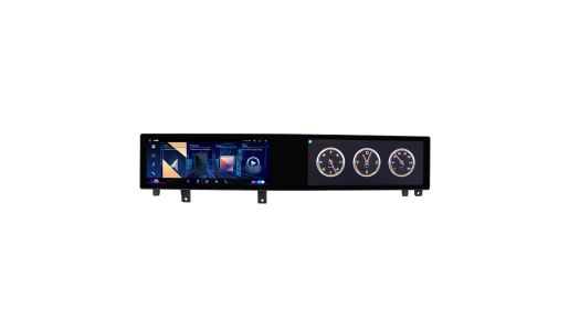 Pre-order 21 inch Octa Core 8+128GB Global 4G LTE Android 14 Car Stereo Multimedia Player with Fully-laminated Dual Screen for BMW X5/X6 E70/E71 (2010-2013) CIC LHD