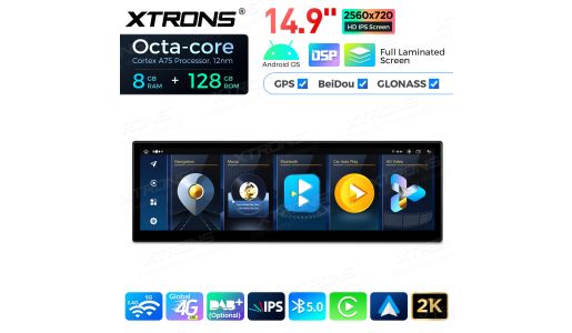 14.9 inch 8+128GB Android Car Stereo Multimedia Player for BMW 5 Series E60 E61 M3 CIC