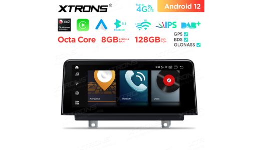 10.25 inch Qualcomm Snapdragon 662 Android Car Stereo Multimedia Player for BMW 3 Series F30/F31/F34 / 4 Series F32/F33/F36 NBT