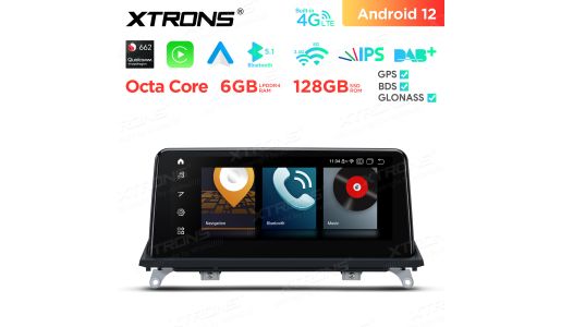 10.25 inch Qualcomm Snapdragon 662 Android Car Stereo Multimedia Player for BMW X5 E70 / X6 E71 CIC