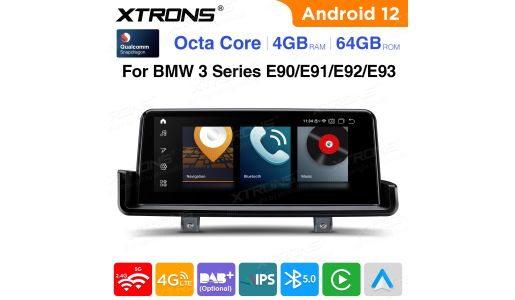 10.25 inch Car Android Multimedia Navigation System with Built-in CarPlay & Android Auto for BMW 3 Series E90/E91/E92/E93 Left Driving Vehicles