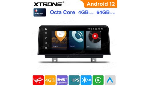 10.25 inch Car Android Multimedia Navigation System with Built-in CarPlay & Android Auto Built-in 4G for BMW 1&2 Series F20 / F21 / F23 NBT Left Driving Vehicles