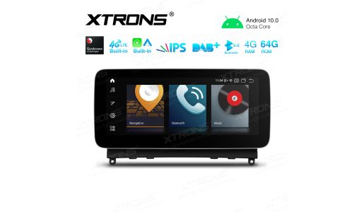 10.25 inch Car Android Multimedia Navigation System with Built-in 4G for Mercedes-Benz C-Class W204（2007-2010）