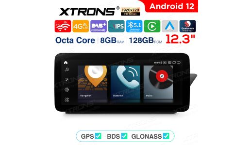12.3 inch Qualcomm Snapdragon 662 Android 8GB+128GB Car Stereo Multimedia Player for Audi A4/A5 Right Driving Vehicles with Audi concert / Audi symphony