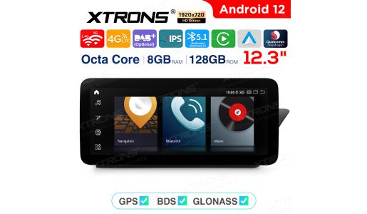 12.3 inch Qualcomm Snapdragon 662 Android 8GB+128GB Car Stereo Multimedia Player for Audi A4/A5 Right Driving Vehicles with Audi Multimedia