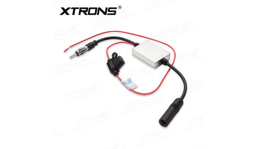 12V-24V Universal Car FM/AM Radio Signal Amplifier reception booster 