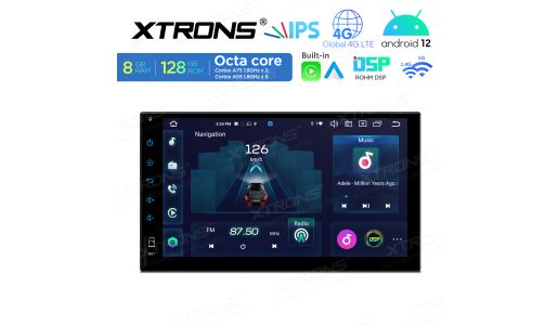 7 inch IPS Display Android Car Stereo Multimedia Player Octa-core Processor 8GB RAM & 128GB ROM