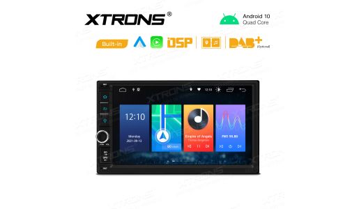 7 inch Android 10 Quad-core 2GB RAM + 32GB ROM GPS Multimedia Player with Built-in DSP Built-in CarAutoPlay & Android Auto