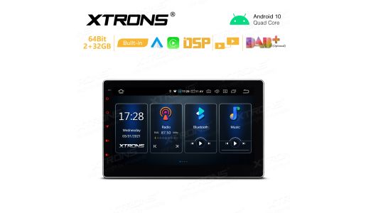 10.1 inch Android 10 Car GPS Multimedia Player with Built-in CarAutoPlay and Android Auto and DSP