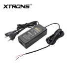 EU 2 Pin AC/DC Power Supply Adapter Plug for XTRONS Overheard Units Home Use