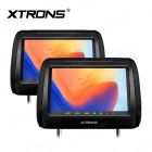 2*9” DVD Player Well Designed Car Headrest with HD Input