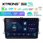 9 inch Octa-Core Android Car Stereo Multimedia Player with 1280*720 HD Screen Custom Fit for VW/Skoda/SEAT