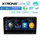 8.8 inch QLED Display Android Car Stereo Multimedia Player Octa core Processor 8GB RAM & 128GB ROM Custom Fit for Audi