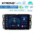 8 inch QLED Display Android Car Stereo Multimedia Player Octa core Processor 8GB RAM & 128GB ROM Custom Fit for Chevrolet / Buick / GMC / HUMMER