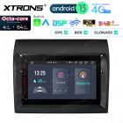 7 inch Octa Core 4+64GB Global 4G LTE Android Car Stereo Multimedia Player Custom Fit for Fiat