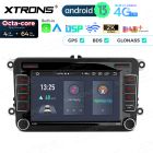7 inch Octa Core 4+64GB Global 4G LTE Android Car Stereo Multimedia Player Custom Fit for Volkswagen / SEAT / SKODA