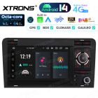 7 inch Android 14 Car Stereo Navigation System with Built in CarPlay and Android Auto and DSP Custom Fit for Audi 