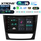 9 inch 4+64GB Android 14 Car Stereo Multimedia Player Built-in DAB+ AKM DSP Global 4G IPS Gyroscope Sensors for Mercedes Benz CLS-Class/E-Class 