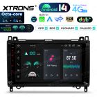 9 inch 4+64GB Android 14 Car Stereo Multimedia Player Built-in DAB+ AKM DSP Global 4G IPS Gyroscope Sensors for Mercedes Benz/Volkswagen Crafter
