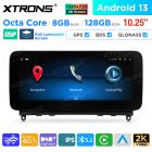 10.25 inch Android Octa Core 8GB+128GB Car GPS Multimedia Player for Mercedes-Benz C-Class W204 (2007-2010)