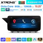 10.25 inch Android Octa Core 8GB+128GB Car GPS Multimedia Player for For Mercedes-Benz GLK-Class X204 (2008-2012) Left Driving Vehicles