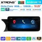 10.25 inch Android Octa Core 8GB+128GB Car GPS Multimedia Player for Mercedes-Benz C-Class W204 (2011-2014) Left Driving Vehicles