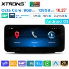 10.25 inch Android Octa Core 8GB+128GB Car GPS Multimedia Player for Mercedes-Benz B-Class W246 (2016-2018) Right Driving Vehicles