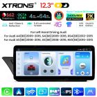 12.3 inch 4+64GB Snapdragon 662 Octa Core Android Car Stereo With Nano Texture 2K Screen for Audi LHD A4/A5 Multimedia