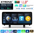 12.3 inch Octa Core 4+64GB Global 4G LTE Android Car Stereo Multimedia Player with Fully-laminated Screen for BMW X5 F15 / X6 F16 NBT EVO System