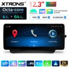 12.3 inch Octa Core 4+64GB Global 4G LTE Android Car Stereo Multimedia Player with Fully-laminated Screen for Mercedes-Benz E-Class C207/A207 Right Driving Vehicles