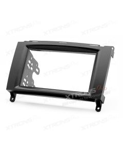 Double Din In-dash Car Audio Installation Kit Fascia Plate for Mercedes-Benz Series