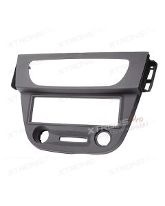 Black Car CD Stereo Single Din Fascia Fitting Kit Car Fascia Adapter for RENAULT Megane III Fluence