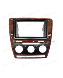 Double Din Fascia Facia Adaptor Panel Surround Stereo for SKODA and VW 