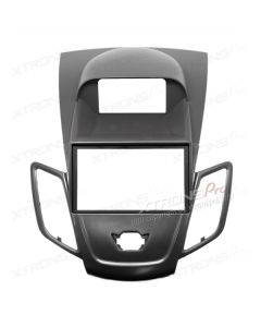 Black Double Din CD Radio Facia Fascia Panel Surround with Display for FORD Fiesta