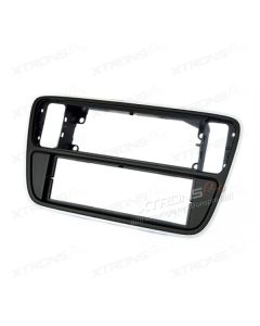 Black Single Din VW, Skoda, Seat Radio Fascia Panel Adaptor for Car Stereo Head Units