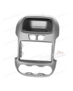Silver Car DVD Player Double Fascia Surround Trim Panel for FORD Ranger 2011 Onwards (with Manual Air-Conditioning)