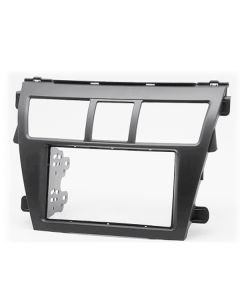 Black Car CD Stereo Surround Fascia Panel Adaptor for TOYOTA Vios Belta Yaris Sedan
