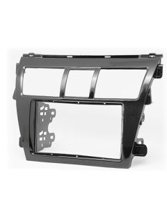 Piano Black Car CD Stereo Fitting Kit Fascia Surround Panel Adapter for TOYOTA Vios Belta Yaris Sedan