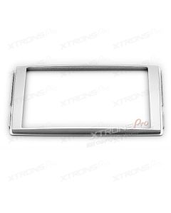 Silver Double Din CD Radio Facia Fascia Panel Surround for HYUNDAI Santa Fe