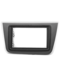Double Din Car Stereo Radio Fascia Panel Adapter Fitting Kit for SEAT Altea 2004-2015, Toledo 2004-2009 (Left wheel)