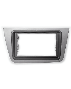 Double Din Car Stereo Radio Fascia Panel Adapter Fitting Kit for SEAT Altea 2004-2015, Toledo 2004-2009 (Right wheel)