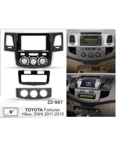 fascia panel for TOYOTA Hilux, Fortuner, SW4 2011-2015