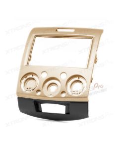 Golden Double Din In-dash Car Audio Installation Kit Fascia Plate for Ford Ranger / Mazda BT-50