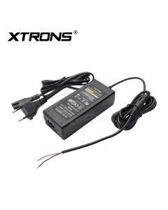 EU 2 Pin AC/DC Power Supply Adapter Plug for XTRONS Overheard Units Home Use