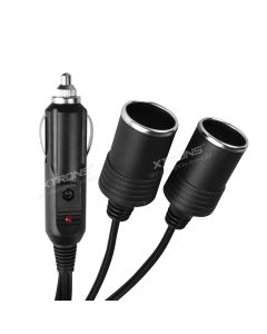 12v DC Car Cigarette Lighter Power Splitter Lead