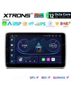 10.1 inch Adjustable 1280*720 Screen Android Octa-Core Car Stereo Universal Single Din