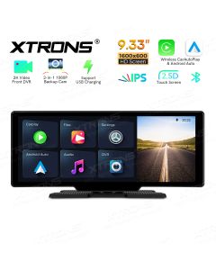 9.33’’ IPS HD Display Portable Touchscreen Car Stereo with Wireless CarAutoPlay & Android Auto