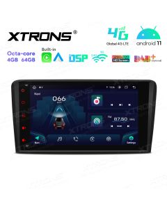8 inch Octa-Core Android 11 Navigation Car Stereo Multimedia Player with 1280*720 HD Screen Custom Fit for Audi