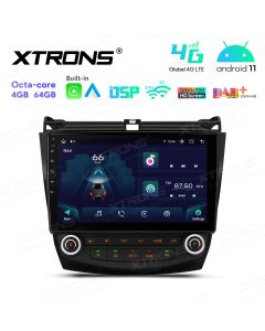 10.1 inch Octa-Core Android 11 Navigation Car Stereo Multimedia Player with 1280*720 HD Screen Custom Fit for Honda (Left Hand Drive Vehicles ONLY)